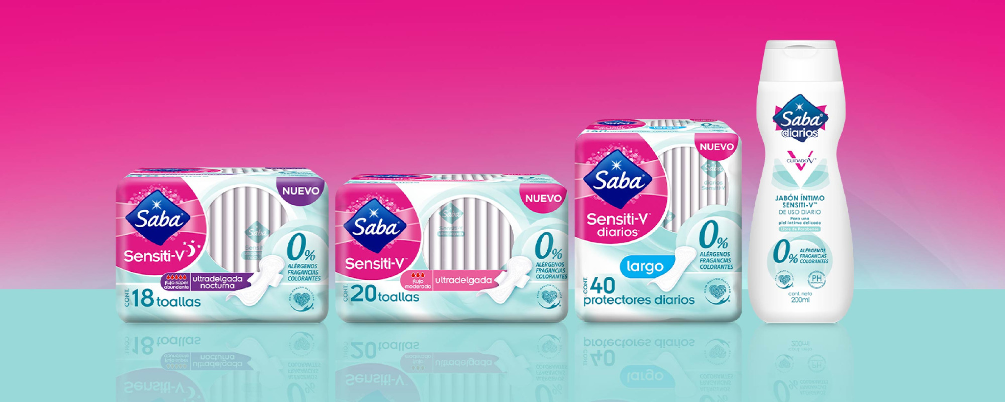 Productos sensiti V - Saba